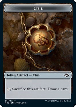 Clue (014) Token (Modern Horizons 2) Light Play