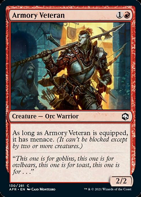 Armory Veteran (Adventures in the Forgotten Realms) Light Play
