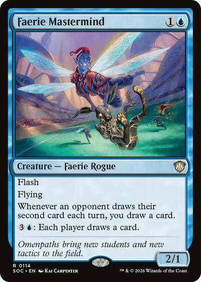 Faerie Mastermind (Commander: Secrets of Strixhaven) Light Play