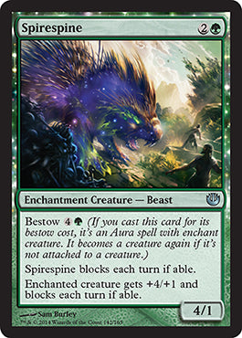 Spirespine (Journey into Nyx) Light Play Foil