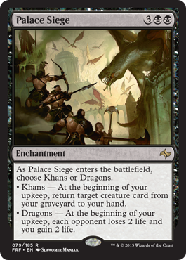 Palace Siege (Fate Reforged) Damaged / Poor