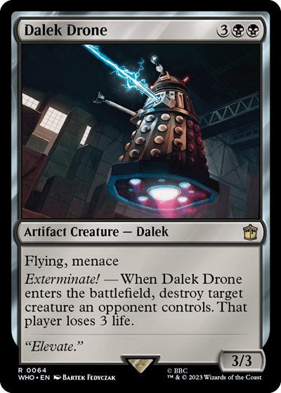 Dalek Drone (Universes Beyond: Doctor Who) Light Play