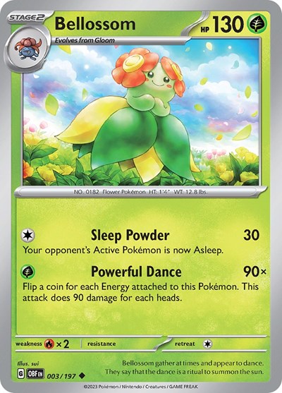 Bellossom (Scarlet and  Violet: Obsidian Flames) Light Play