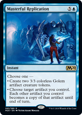 Masterful Replication (Magic 2020 Core Set) Light Play