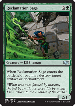 Reclamation Sage (Commander 2014 Edition) Light Play