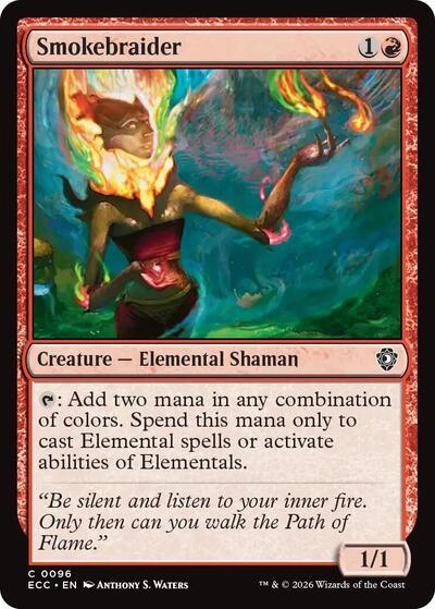 Smokebraider (Commander: Lorwyn Eclipsed) Light Play