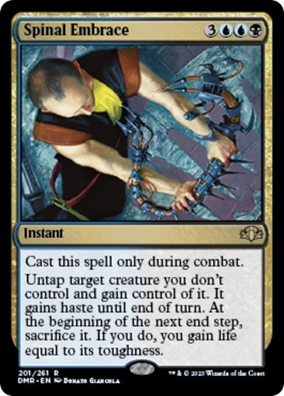 Spinal Embrace (Dominaria Remastered) Light Play