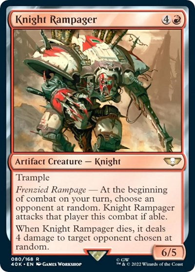 Knight Rampager (Universes Beyond: Warhammer 40K) Light Play
