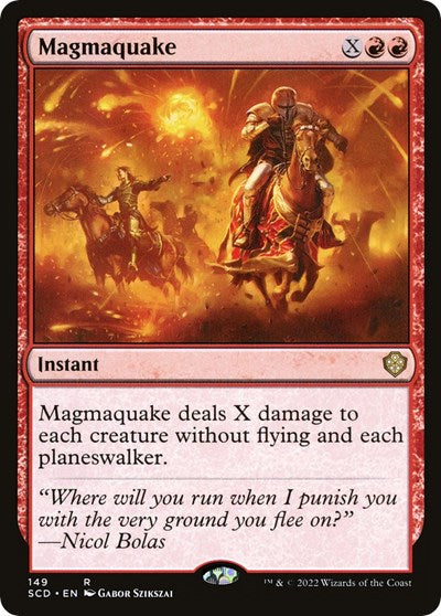 Magmaquake (Commander 2022 Starter Decks) Light Play