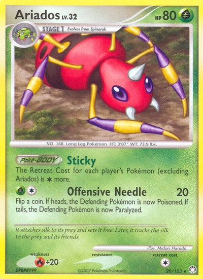 Ariados (Mysterious Treasures) Damaged / Poor