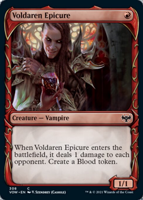 Voldaren Epicure (Showcase) (Innistrad: Crimson Vow) Light Play