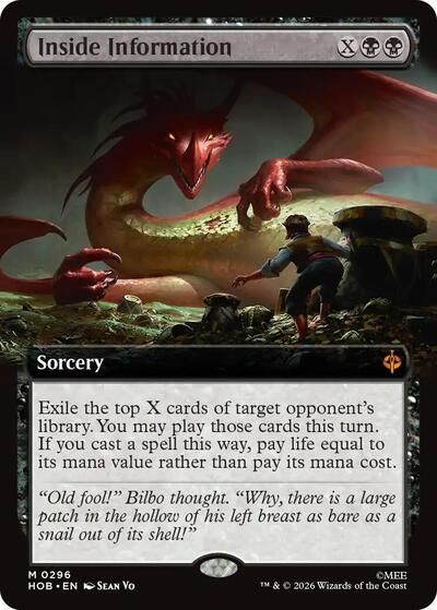 Inside Information (Extended Art) (The Hobbit) Light Play