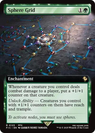 Sphere Grid (Extended Art) (Commander: FINAL FANTASY) Light Play Foil