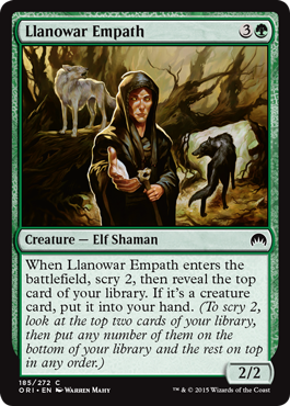 Llanowar Empath (Magic Origins) Light Play