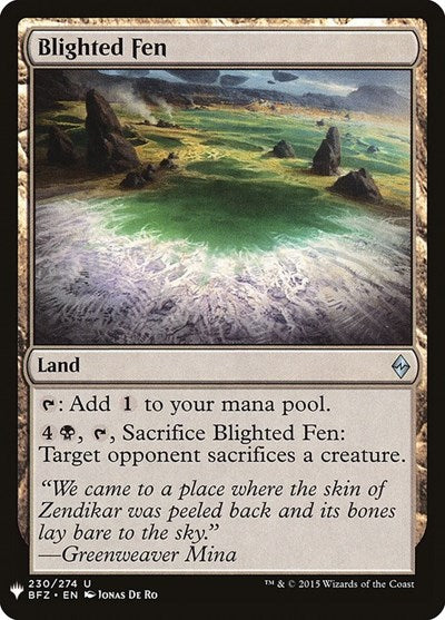 Blighted Fen (Mystery Booster) Light Play