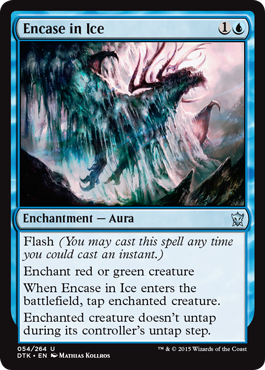 Encase in Ice (Dragons of Tarkir) Light Play