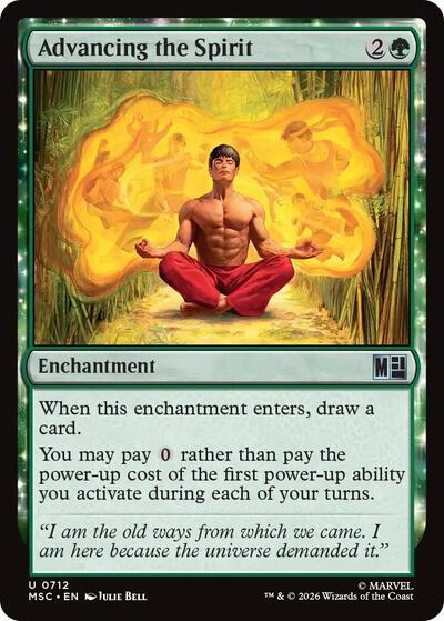 Advancing the Spirit (Commander: Marvel Super Heroes) Light Play