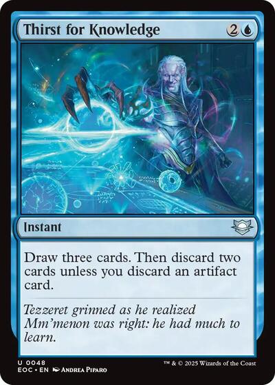 Thirst for Knowledge (Commander: Edge of Eternities) Light Play