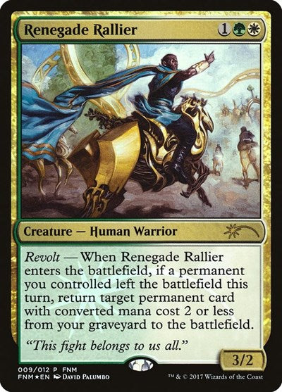 Renegade Rallier (Promos: FNM) Damaged / Poor Foil