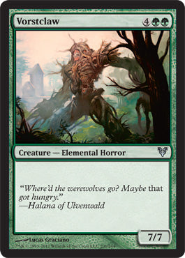 Vorstclaw (Avacyn Restored) Light Play Foil