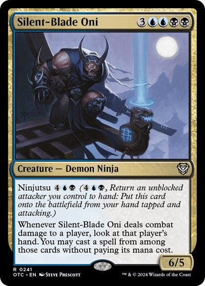 Silent-Blade Oni (Commander: Outlaws of Thunder Junction) Light Play