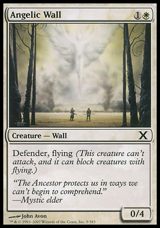 Angelic Wall (10th Edition) Light Play