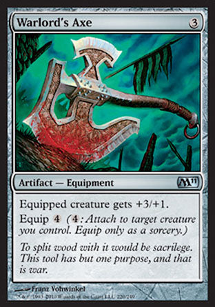 Warlord's Axe (Magic 2011 Core Set) Light Play