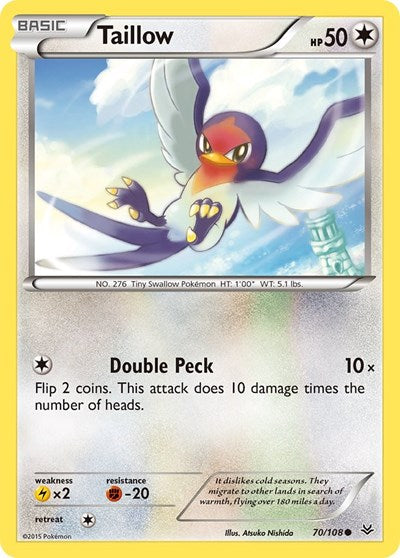 Taillow (XY Roaring Skies) Light Play