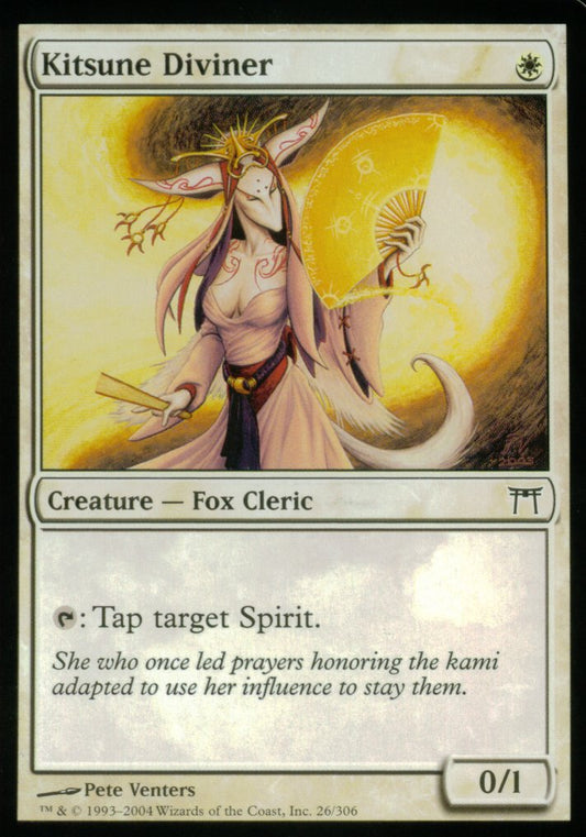 Kitsune Diviner (Champions of Kamigawa) Light Play