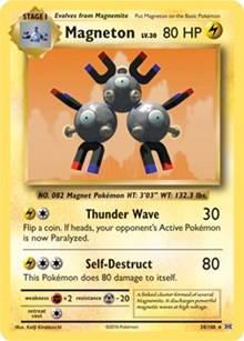 Magneton - 38/108 (XY Evolutions) (Deck Exclusives) Medium Play