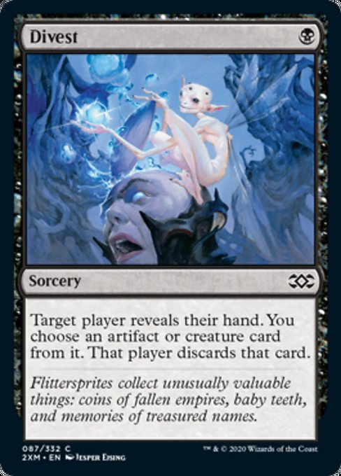 Divest (Double Masters) Light Play