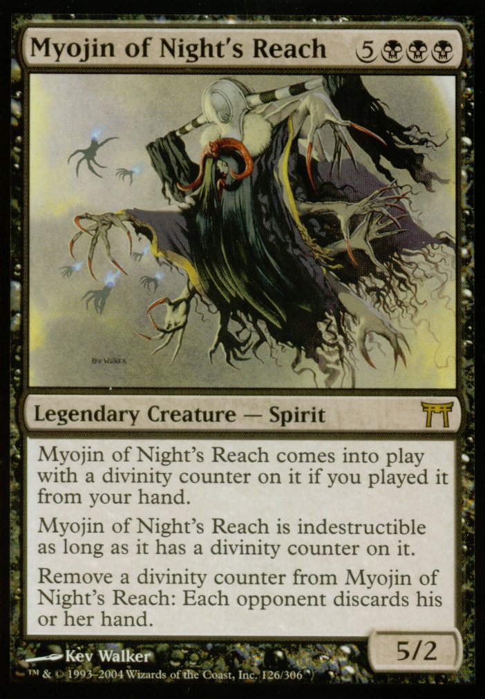 Myojin of Night's Reach (Champions of Kamigawa) Damaged / Poor
