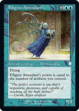 Filigree Attendant (Commander: The Brothers' War) Light Play