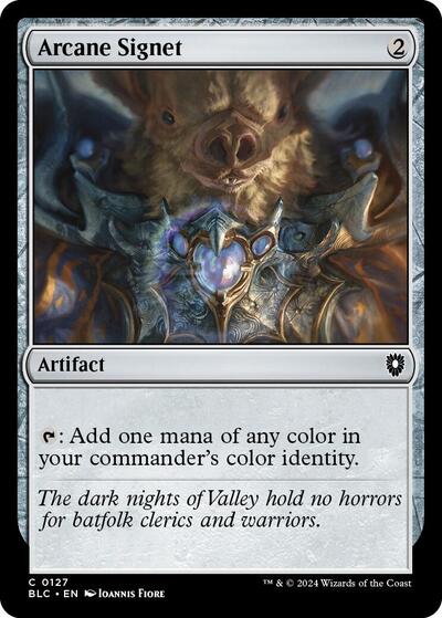 Arcane Signet (Commander: Bloomburrow) Light Play