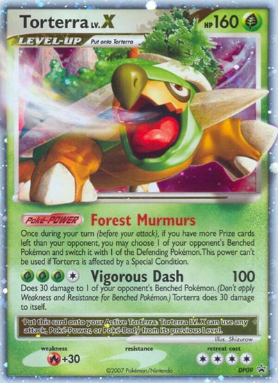 Torterra LV.X - DP09 (Diamond and Pearl Promos) Damaged / Poor Holofoil