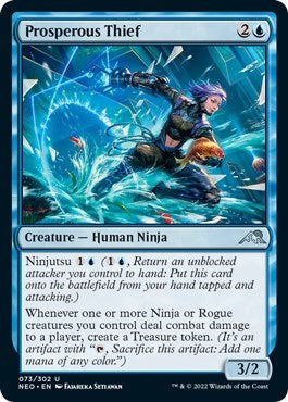 Prosperous Thief (Kamigawa: Neon Dynasty) Light Play