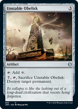 Unstable Obelisk (Jumpstart) Light Play