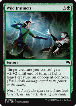 Wild Instincts (Magic Origins) Light Play