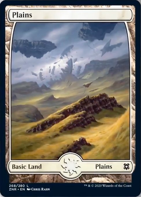 Plains (268) (Zendikar Rising) Light Play