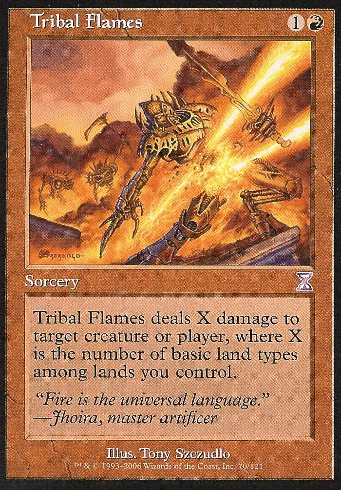 Tribal Flames (Time Spiral Time Shifted) Light Play