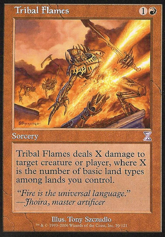 Tribal Flames (Time Spiral Time Shifted) Light Play