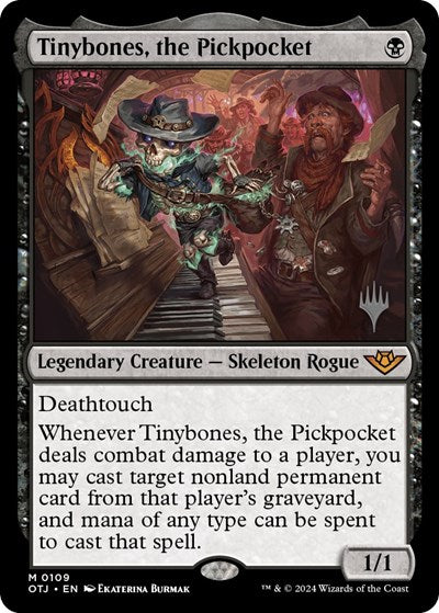 Tinybones, the Pickpocket (Promo Pack: Outlaws of Thunder Junction) Light Play
