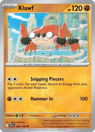 Klawf (SV09: Journey Together) Light Play Reverse Holofoil