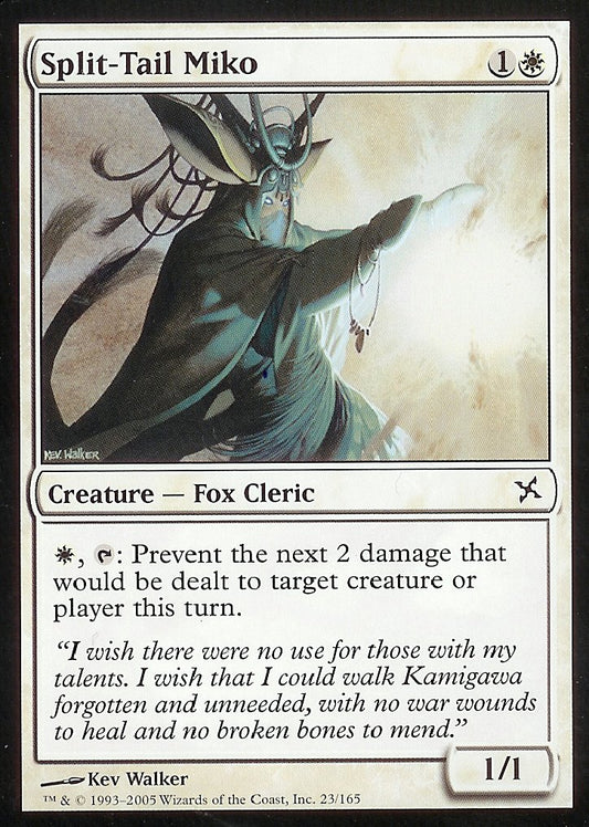 Split-Tail Miko (Betrayers of Kamigawa) Light Play