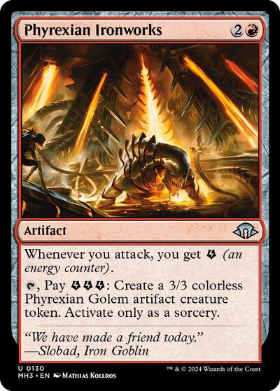 Phyrexian Ironworks (Modern Horizons 3) Light Play