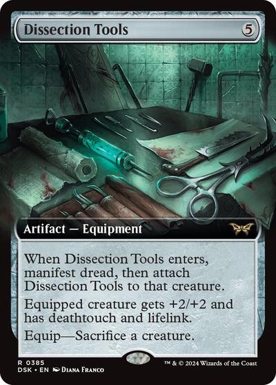 Dissection Tools (Extended Art) (Duskmourn: House of Horror) Light Play