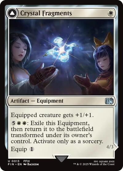 Crystal Fragments (Universes Beyond: FINAL FANTASY) Damaged / Poor Foil