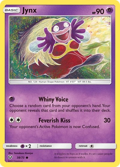 Jynx (Shining Legends) Damaged / Poor Reverse Holofoil