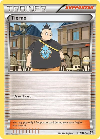 Tierno (XY - BREAKpoint) Damaged / Poor