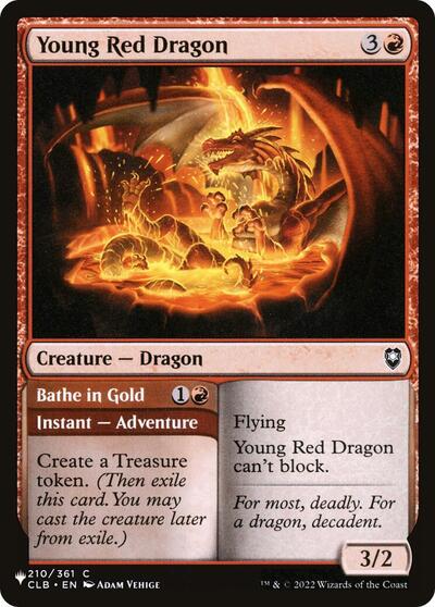 Young Red Dragon (The List) Light Play